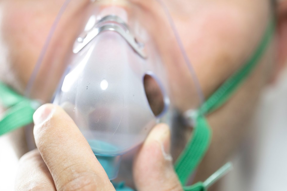 Oxygen levels drop for patients with the condition