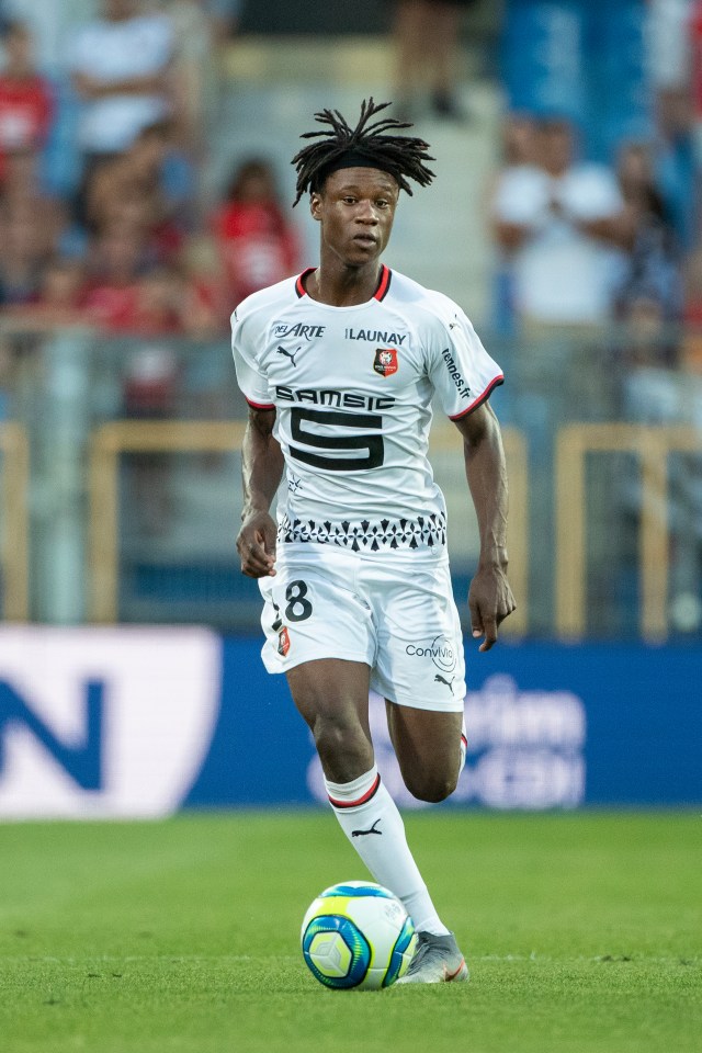  Rennes midfielder Eduardo Camavinga is a summer target for Man Utd and Real Madrid