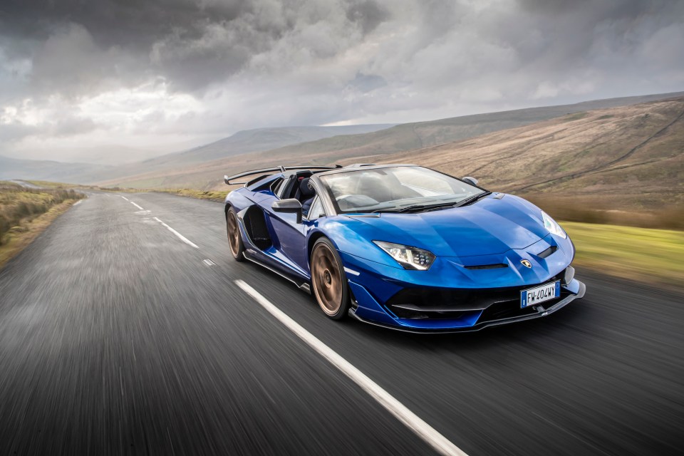  The Aventador can reach a staggering 217mph