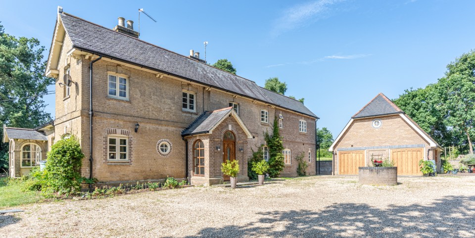 The 'Hobbit House 'is for sale with Jan’s main five-bed home — up for £2million in West Stow, Suffolk