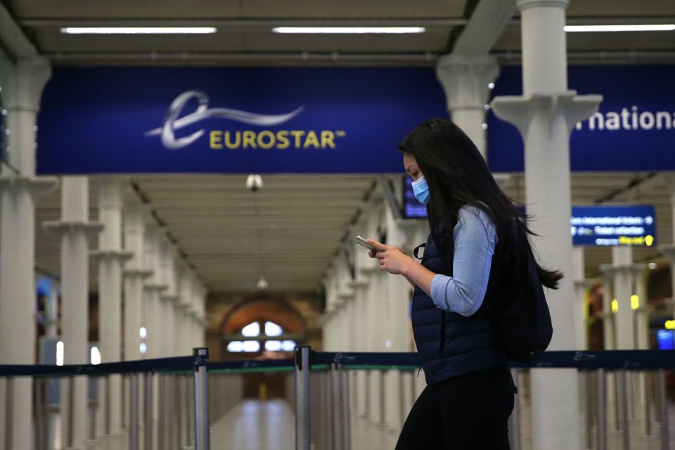 The Eurostar is running a reduced service but non-essential travel is still banned