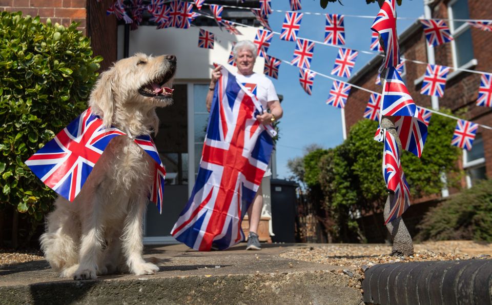  Bruno Peek and his dog Wilson are preparing to celebrate the 75th anniversary of VE day at home in Norfolk