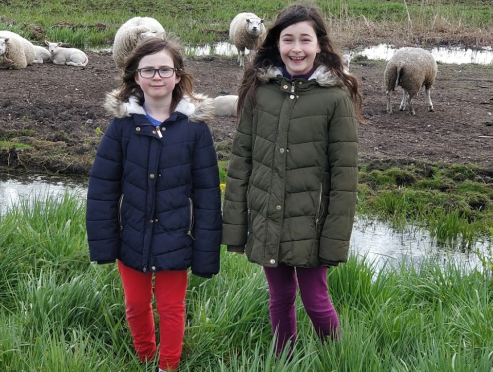 Our daughters Isabella, 11, and Gwendoline, nine, loved our choices of walks