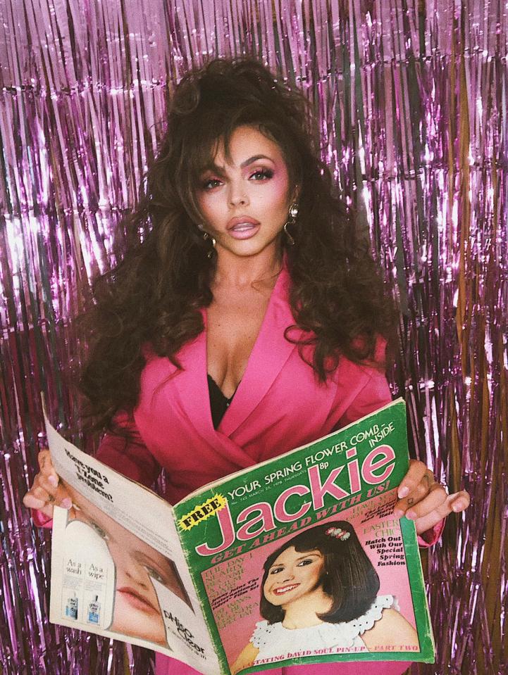  What could be more '80s than a Jackie mag for Jesy?