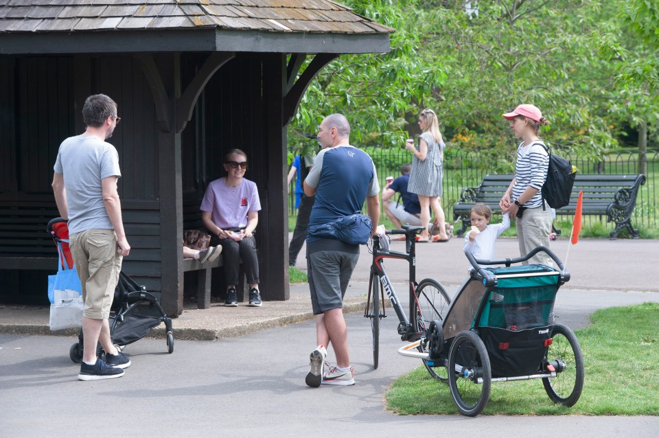  Brits flocked to Greenwich Park in South East London today