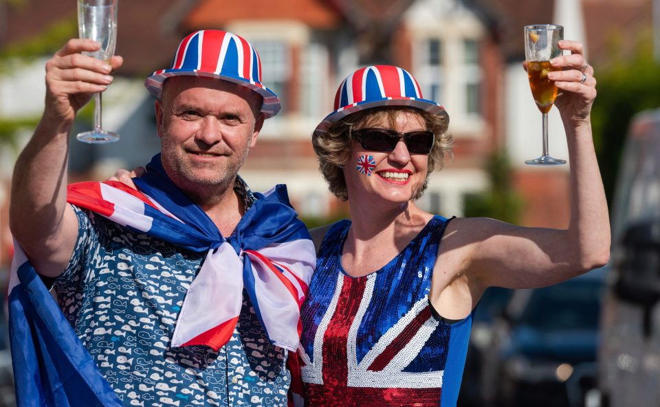  Brits have been toasting the 75th anniversary of VE Day across the UK