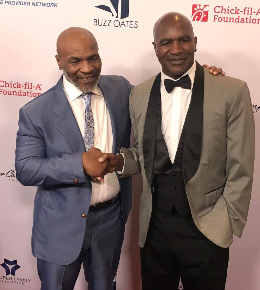 Mike Tyson and Evander Holyfield were in talks for a trilogy fight