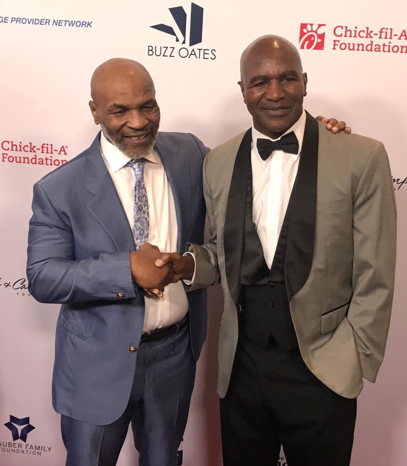  Mike Tyson and Holyfield, right, have great history