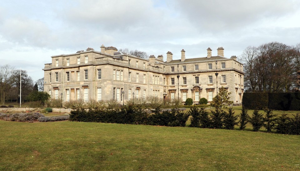  Sir Reginald's mansion, Normanby Hall in Normanby, is set in 300-acres and was where the mugging took place