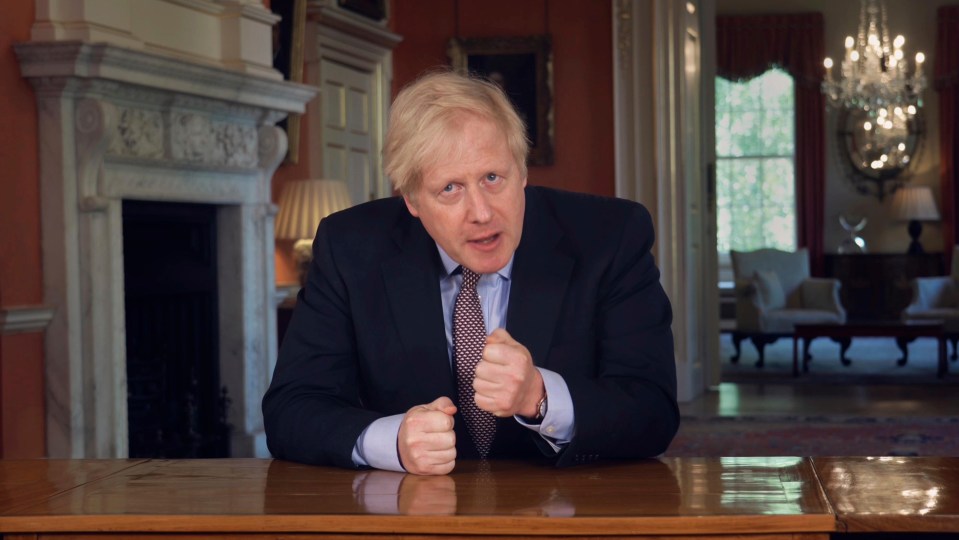  Boris Johnson announced plans for a phased return to normal life in a TV broadcast