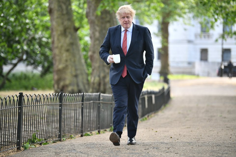  Boris Johnson, pictured this morning, has announced plans for a phased reopening of schools