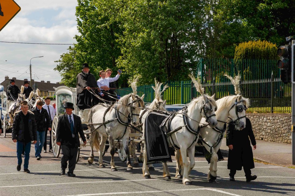  More than 150 travellers were seen attending the funeral for two teen boys in Cork on Monday