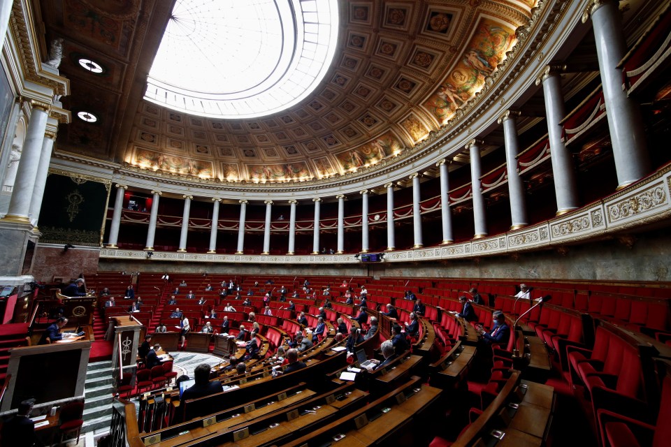  Macron's party now only holds 288 seats in the French parliament