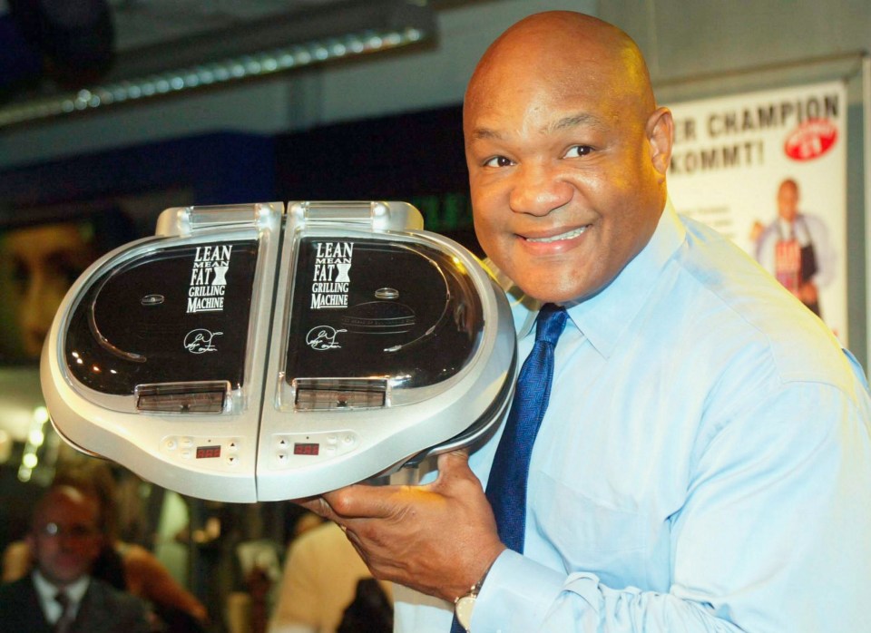 As well as preaching, Foreman juggles church with his George Foreman Grill business