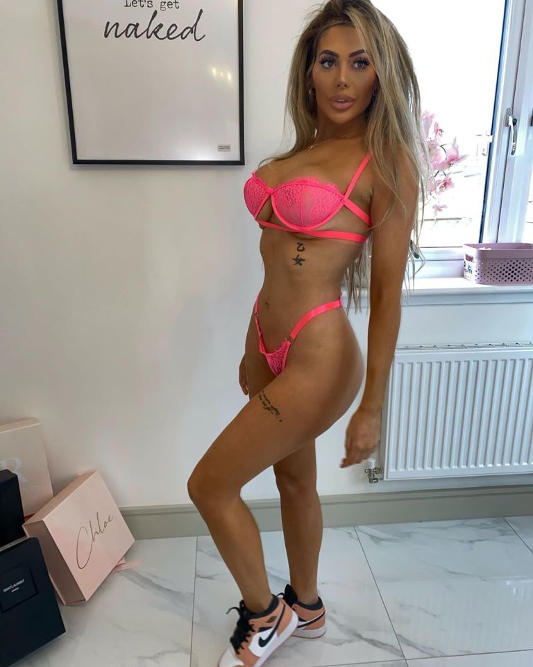 Chloe Ferry has revealed she's shed five pounds in lockdown