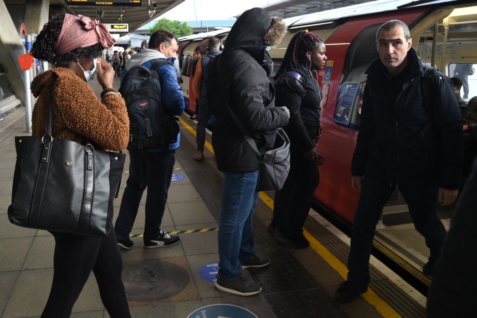  Commuters are getting back on the Tube this morning as they head in to work