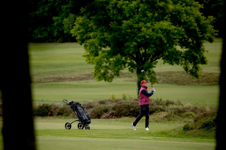  Greens opened back up today for golfers after weeks of being stuck at home