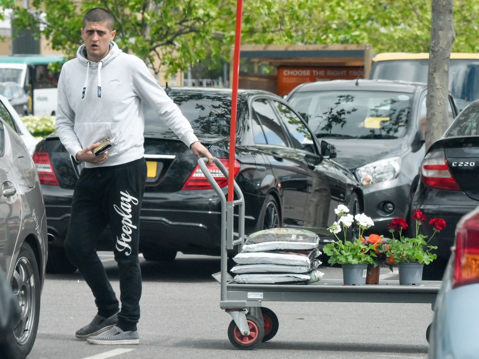  Cooped-up Brits flocked to stores across the country to stock up on flowers