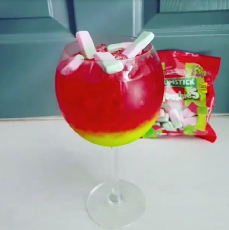 A woman has revealed how to make a cocktail based on her favourite Drumstick Squashies sweets