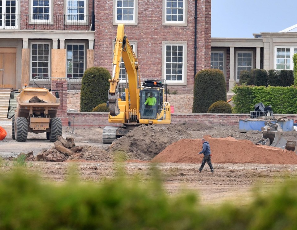  Wayne is even believed to be having a full-size football pitch installed at the property