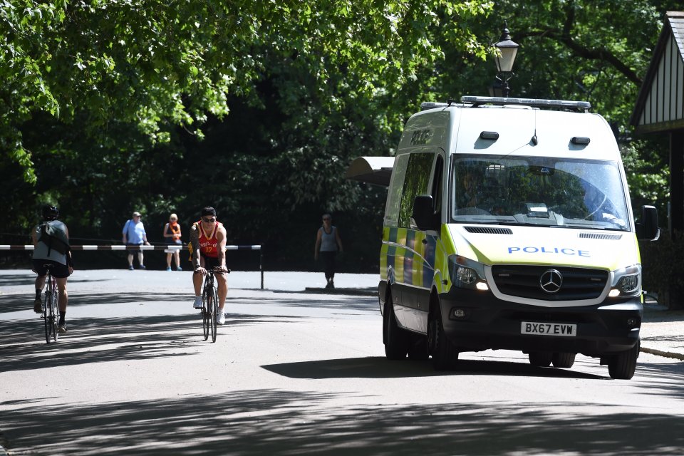  Londoners enjoy the glorious weather at Battersea Park this morning, as the coronavirus lockdown easing continues