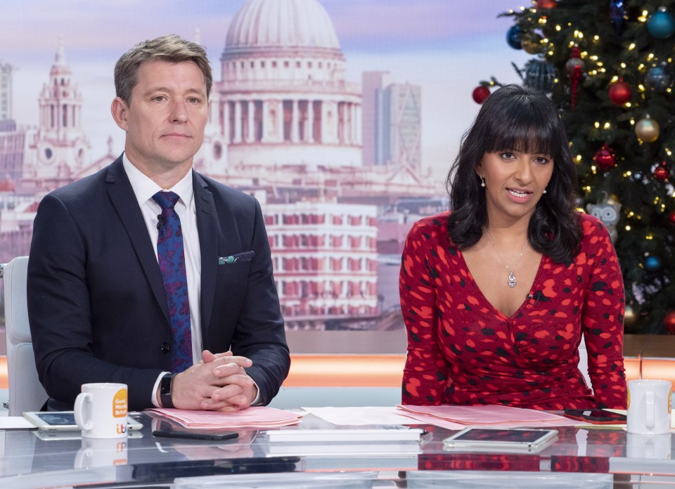  Ben will present the show alongside Ranvir Singh