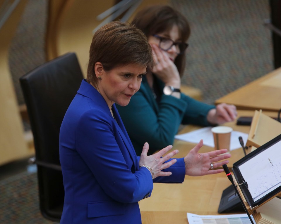 Nicola Sturgeon is said to be blocking the air bridges announcement