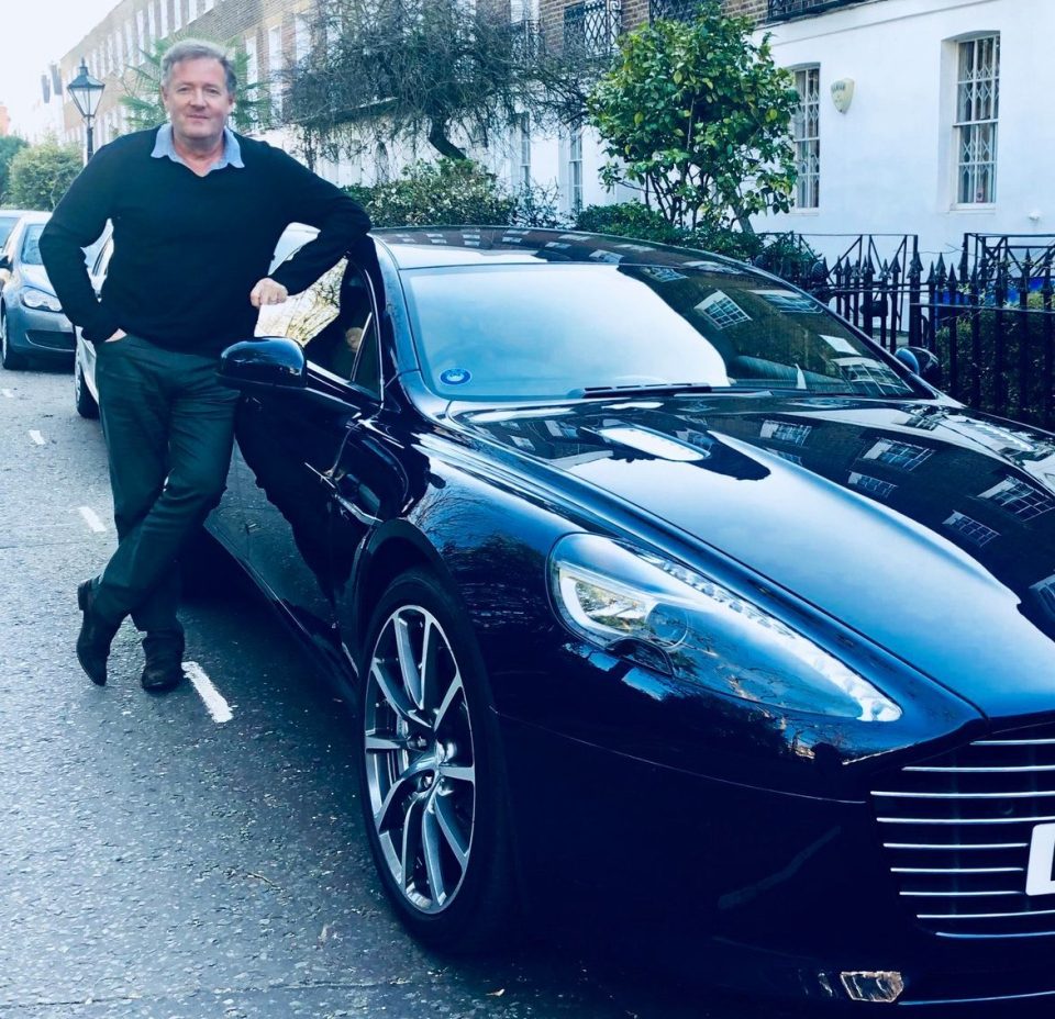  Piers Morgan explained that his beloved car had been damaged in the GMB car park