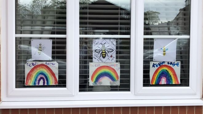 Pictures of bees have decorated the homes of locals