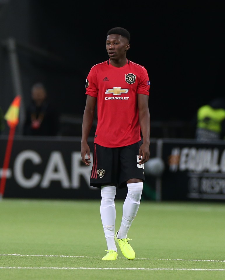  Di'Shon Bernard has appeared for United in the Europa League