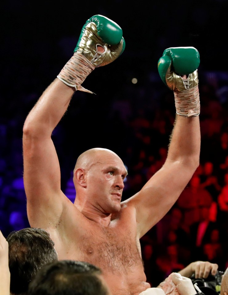  The whole of Britain wants to see Anthony fight British rival Tyson Fury