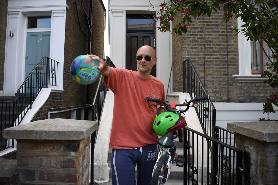  Dominic Cummings, seen leaving his London home, is Boris Johnson's senior adviser