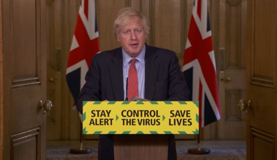  Boris Johnson announced the UK will move into Phase 2 of its lockdown easing