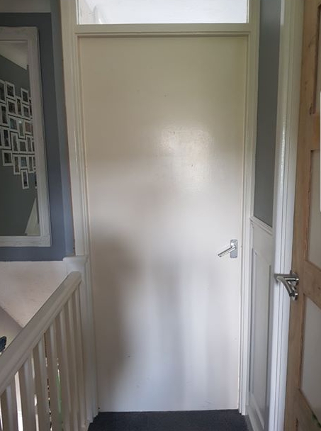 The woman wanted to replace her boring doors