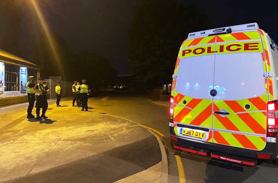 Police were called out to break up the illegal rave