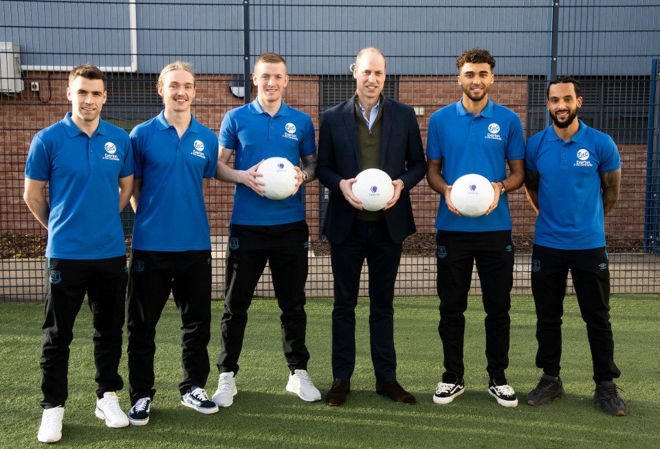 Prince William uses football as a way to get men talking about mental health 