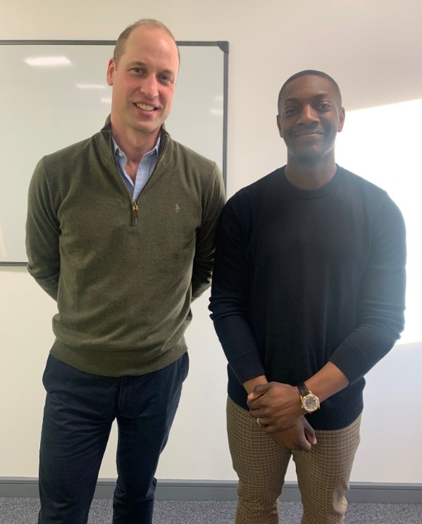 Former footballer Marvin Sordell spoke with Prince William for a BBC One programme on mental health