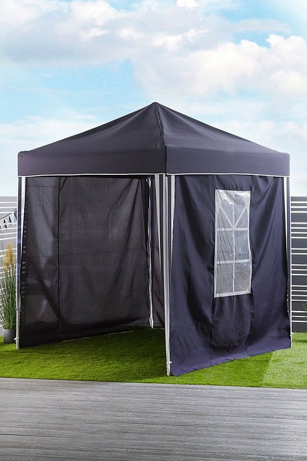 Keep the wind and rain out with this gazebo