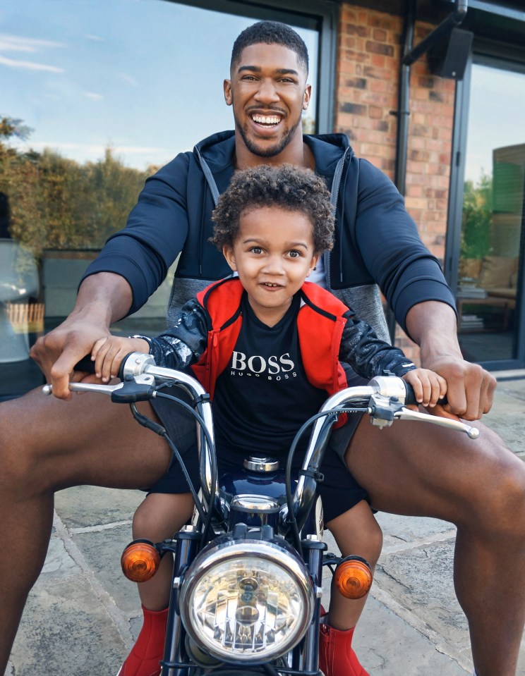  While in lockdown, Anthony has put his boxing on hold to enjoy time with his family in Watford