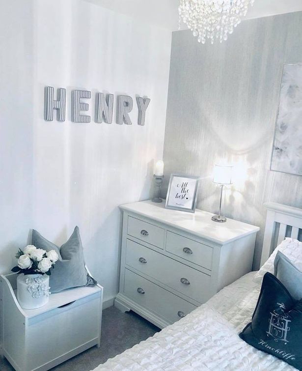 Henry has his own Instagram account and much of his bedroom furniture is personalised