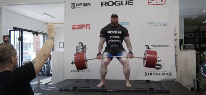  Hafthor Julien Bjornsson has broken the world deadlift record