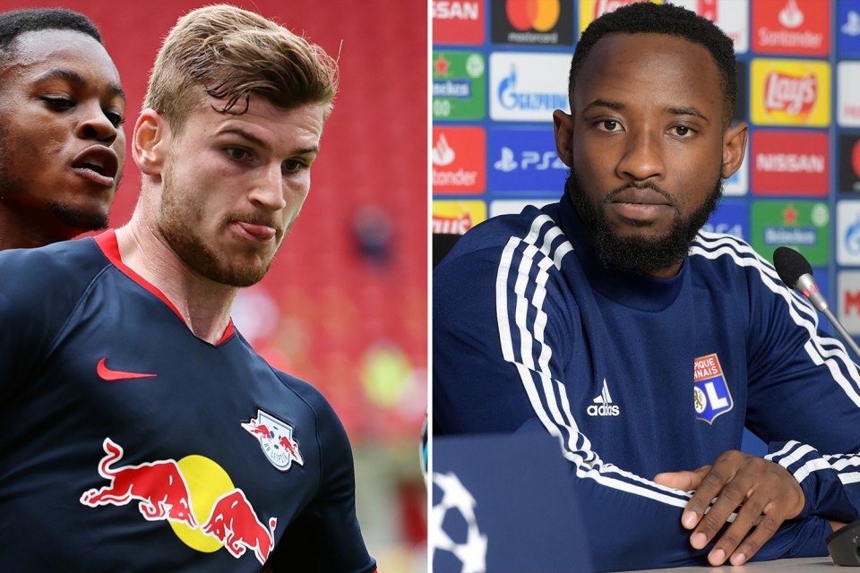  Manchester United are eyeing moves for both Timo Werner and Moussa Dembele