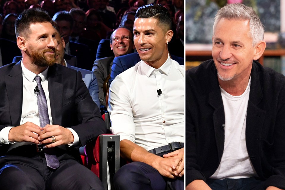  Gary Lineker has claimed Lionel Messi is a far better player than Crisitiano Ronaldo