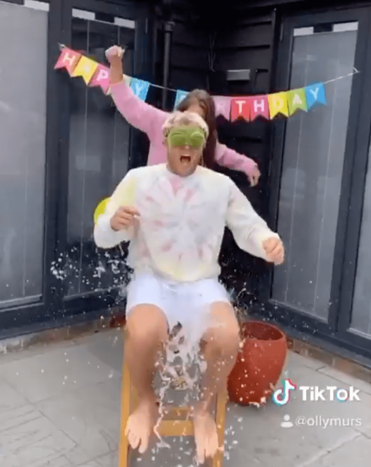  Olly ends up soaked