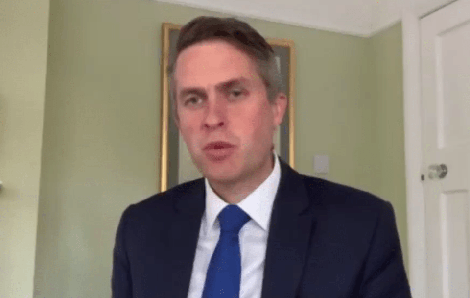 Gavin Williamson vowed a “large number” of schools were going back