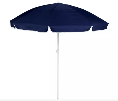 One of the cheapest parasols we found, it's also portable