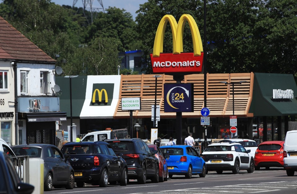 Some Brits have queued for two hours to get their hands on Maccies 