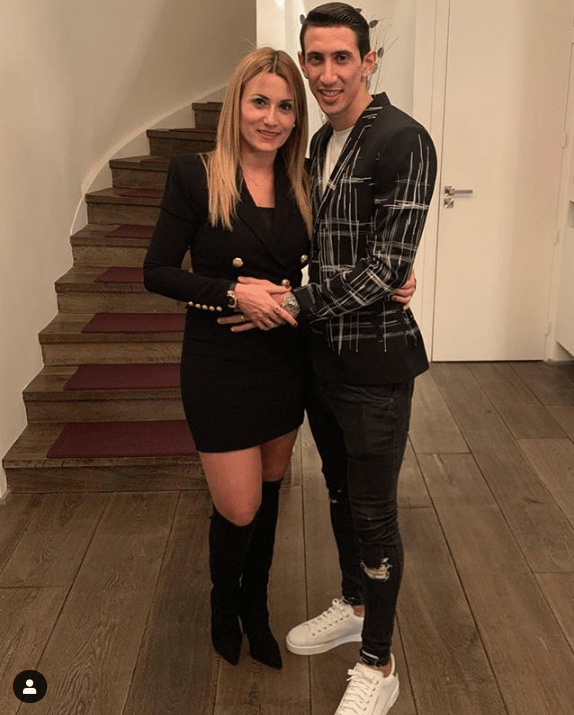  The couple seem much happier in Paris, where Di Maria has been playing since 2015