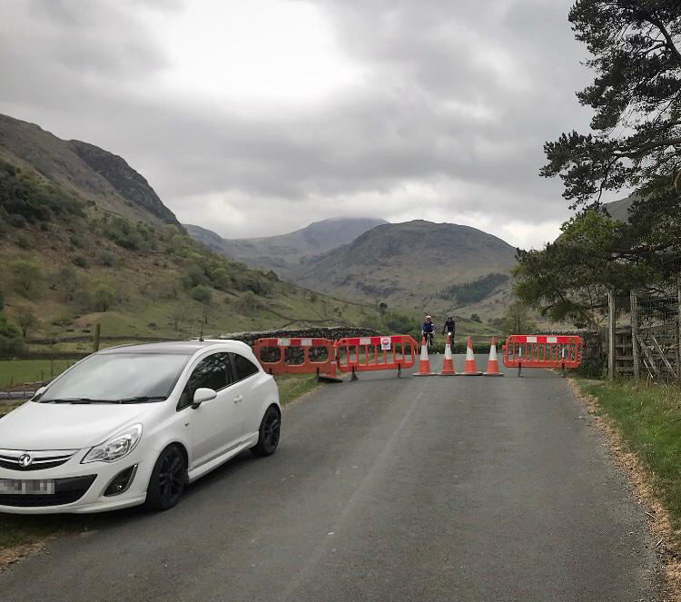  Lake District locals have erected fake roadblocks to keep tourists away from beauty spots