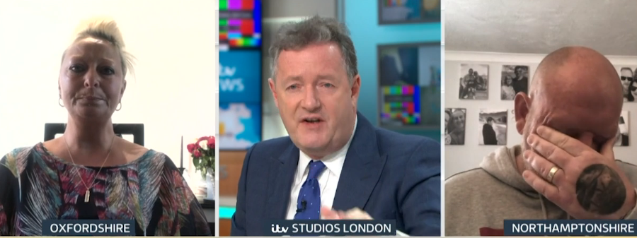  Tim Dunn, Harry's father, became emotional while speaking with Piers Morgan this morning